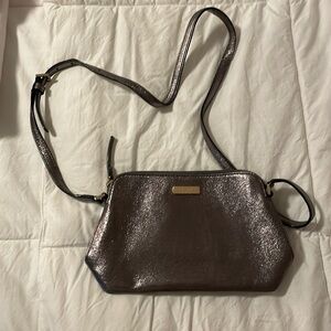 MEMORIAL DAY SALE Kate Spade Silver Metallic Purse